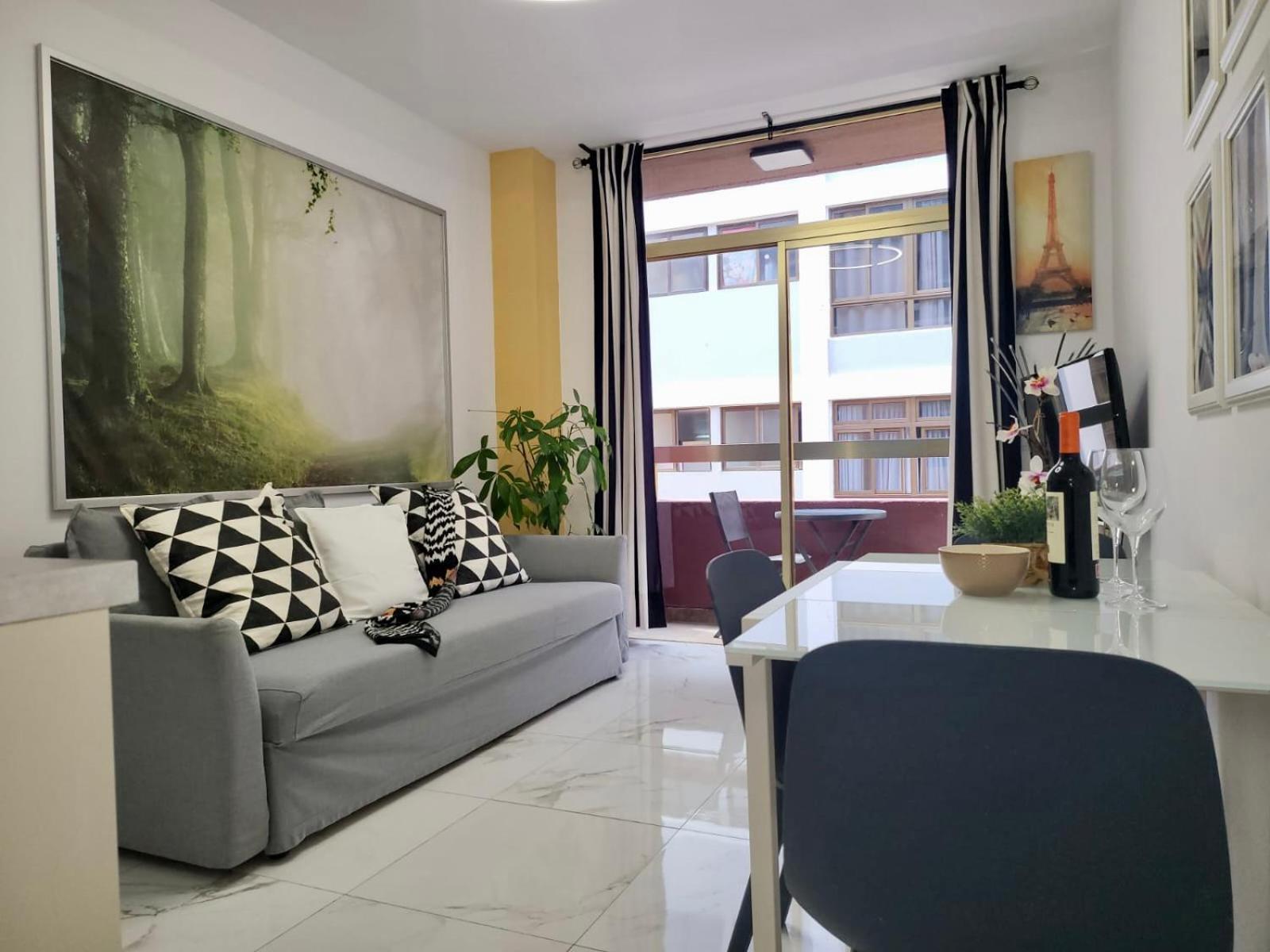 New 2 Bedrooms Gold Flat At Canteras With Balcony And Free Parking * Las Palmas